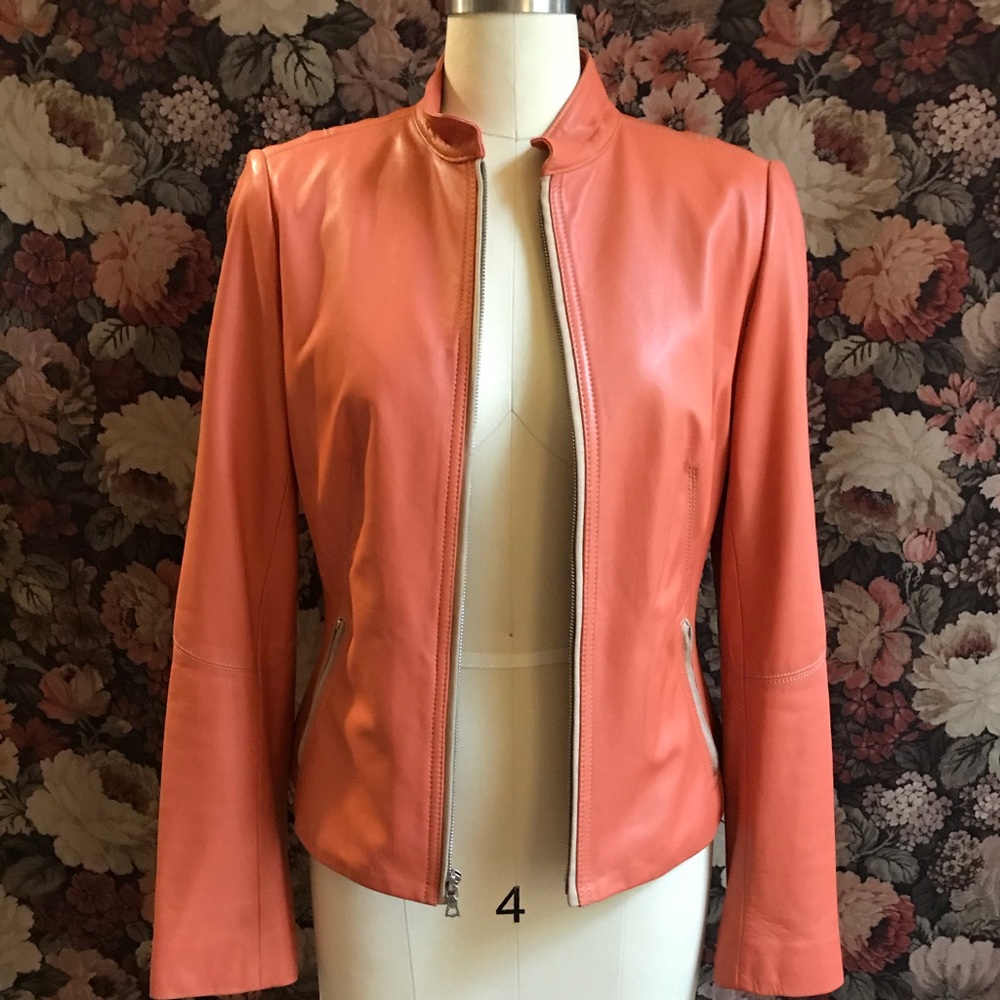 Elie Tahari Leather Jacket